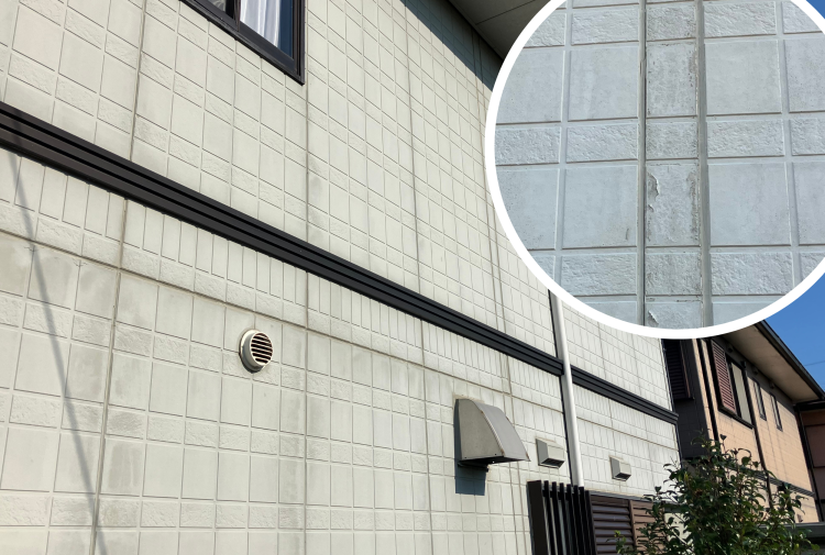 外壁と屋根に紫外線が当たる様子、コーキング劣化の原因