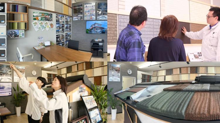 ガイソー菊川店の外観と無料点検の案内