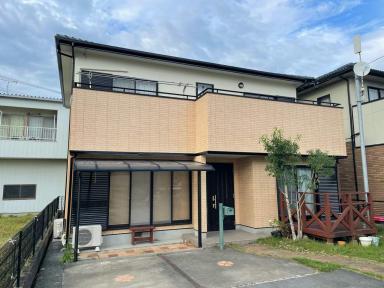 【外壁サイディング　塗装】多彩模様仕上げ